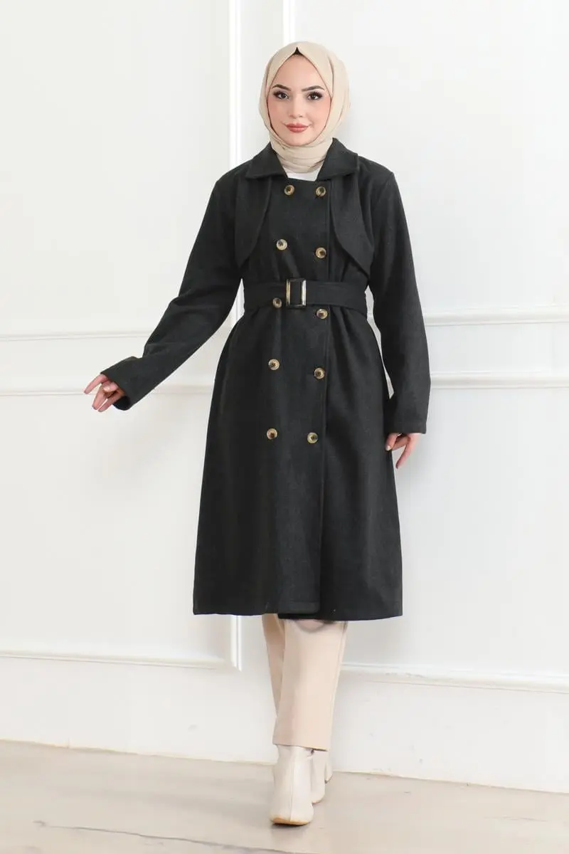 Double-breasted Cashmere Coat