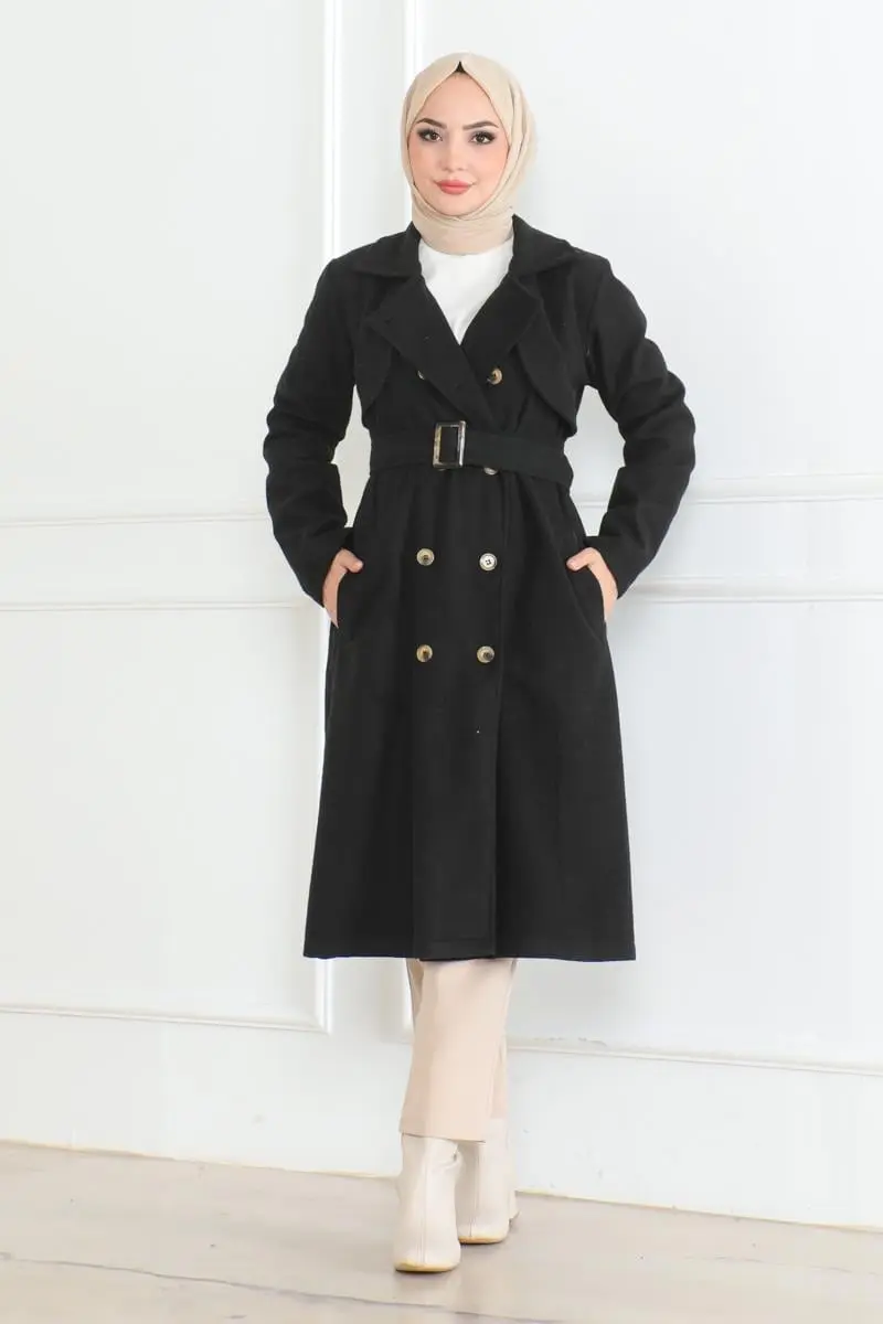 Double-breasted Cashmere Coat