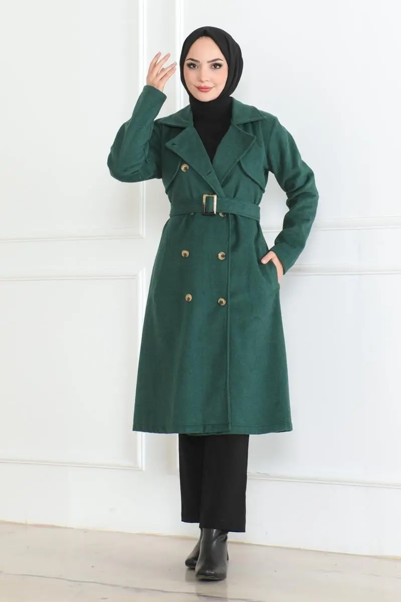 Double-breasted Cashmere Coat