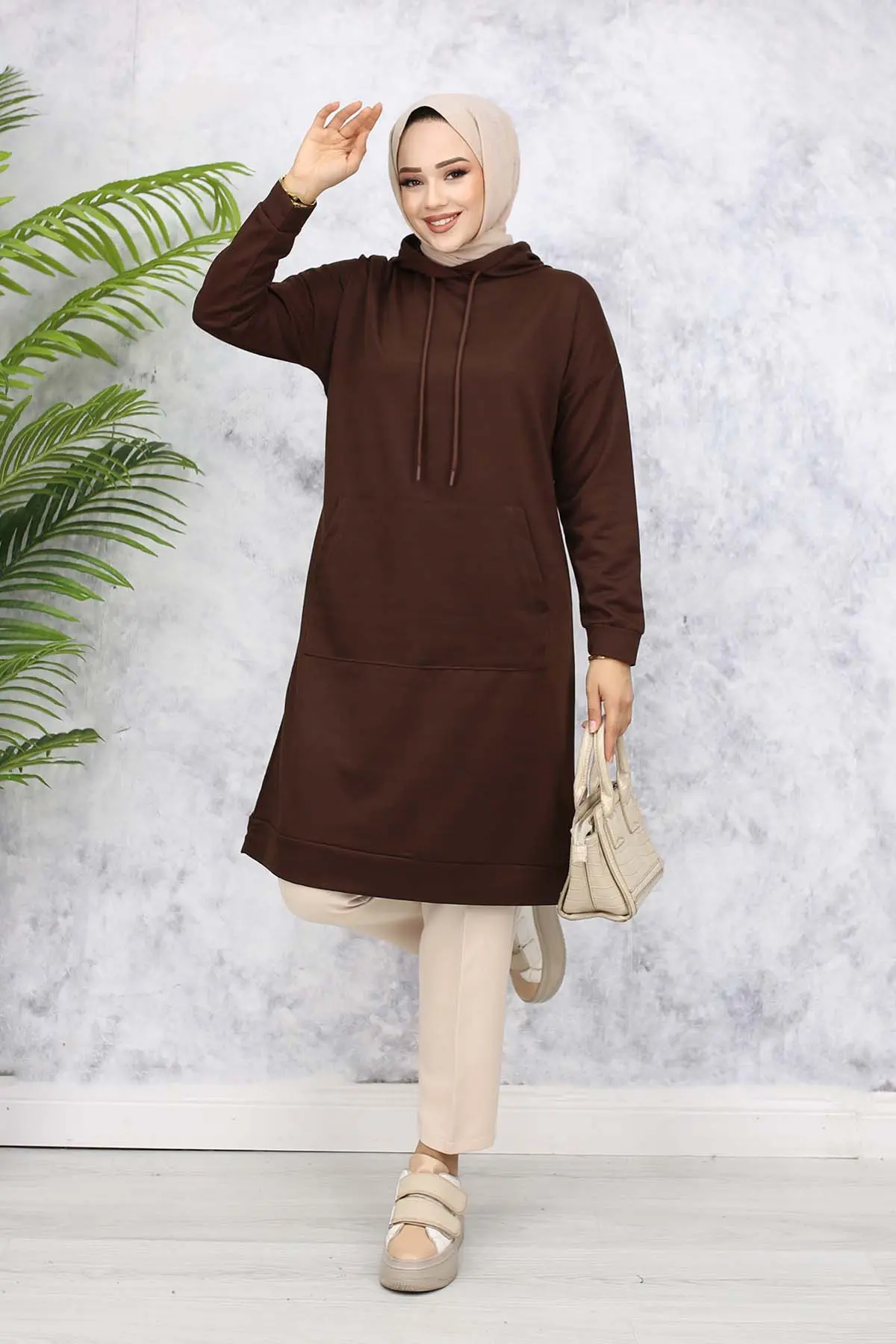 Hooded Long Tunic