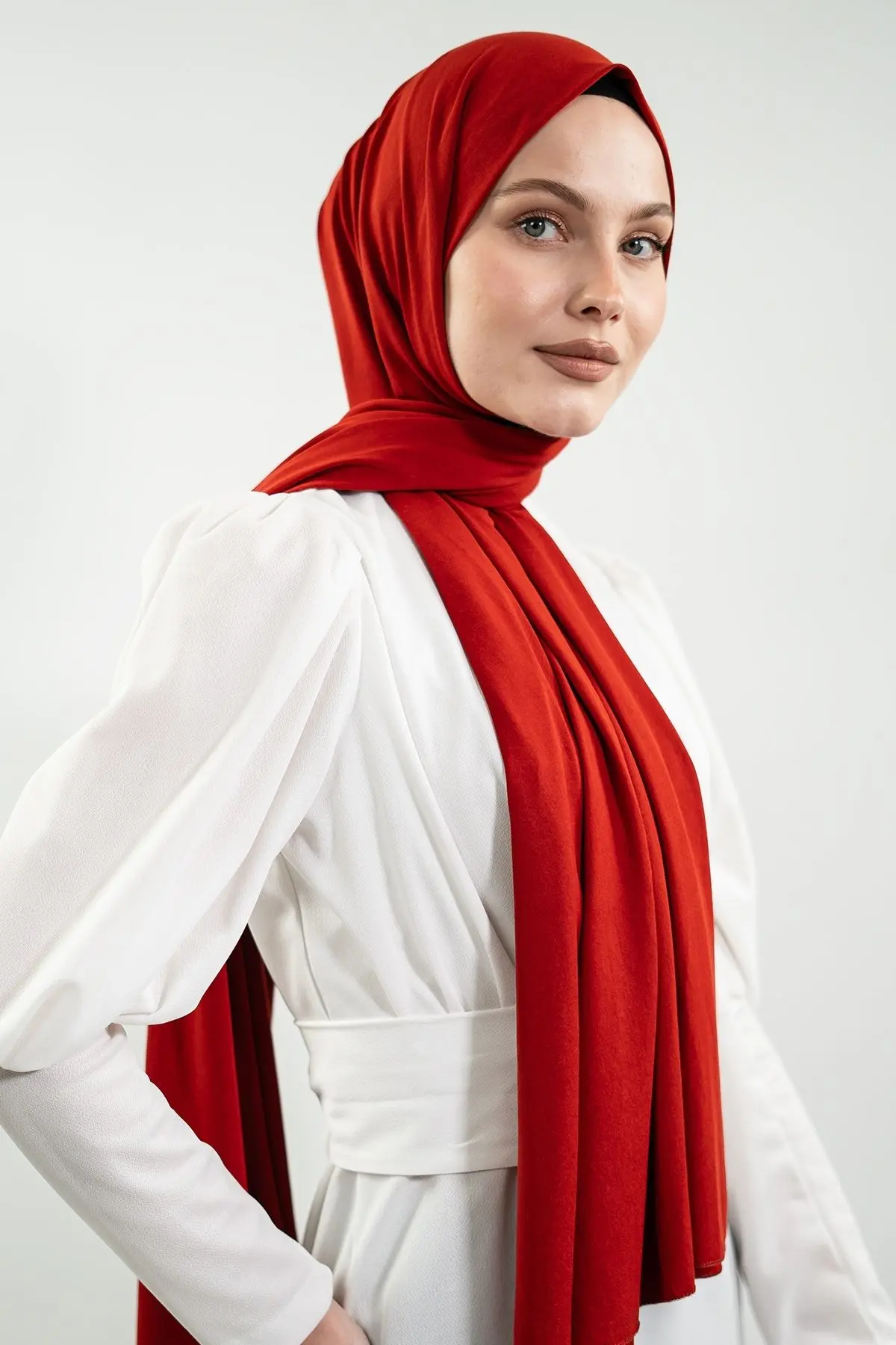 Jersey Red Shawl