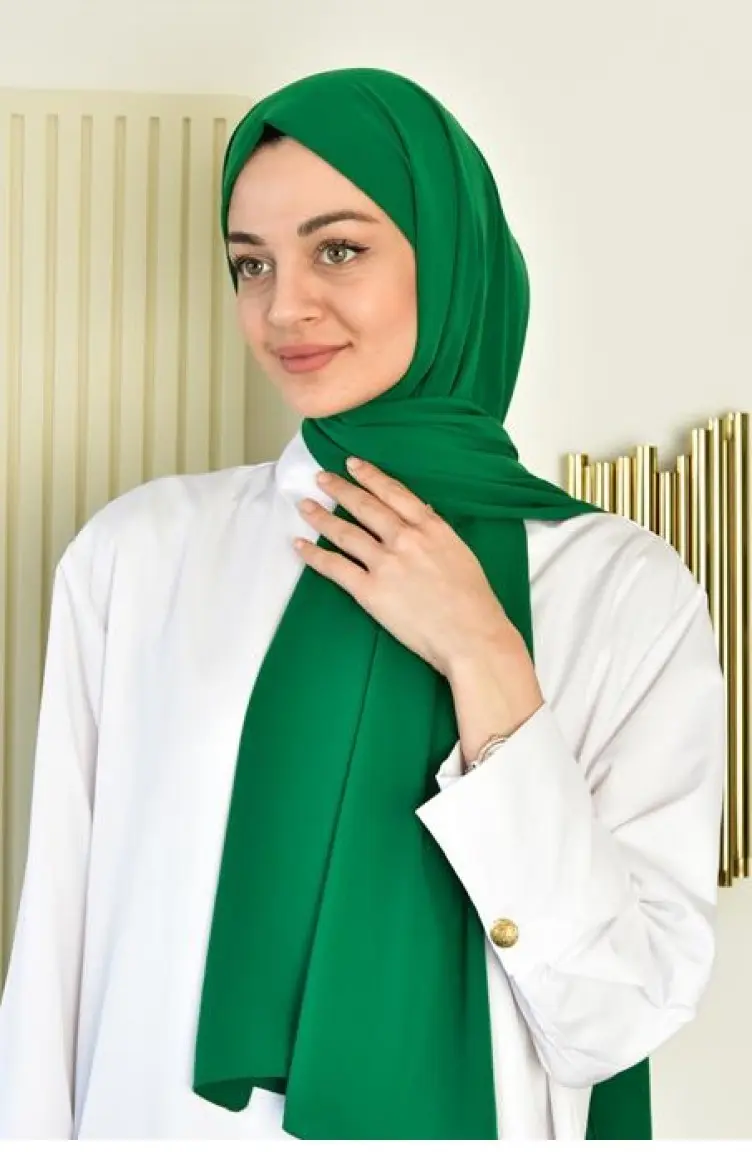 Madina Silk Green Shawl