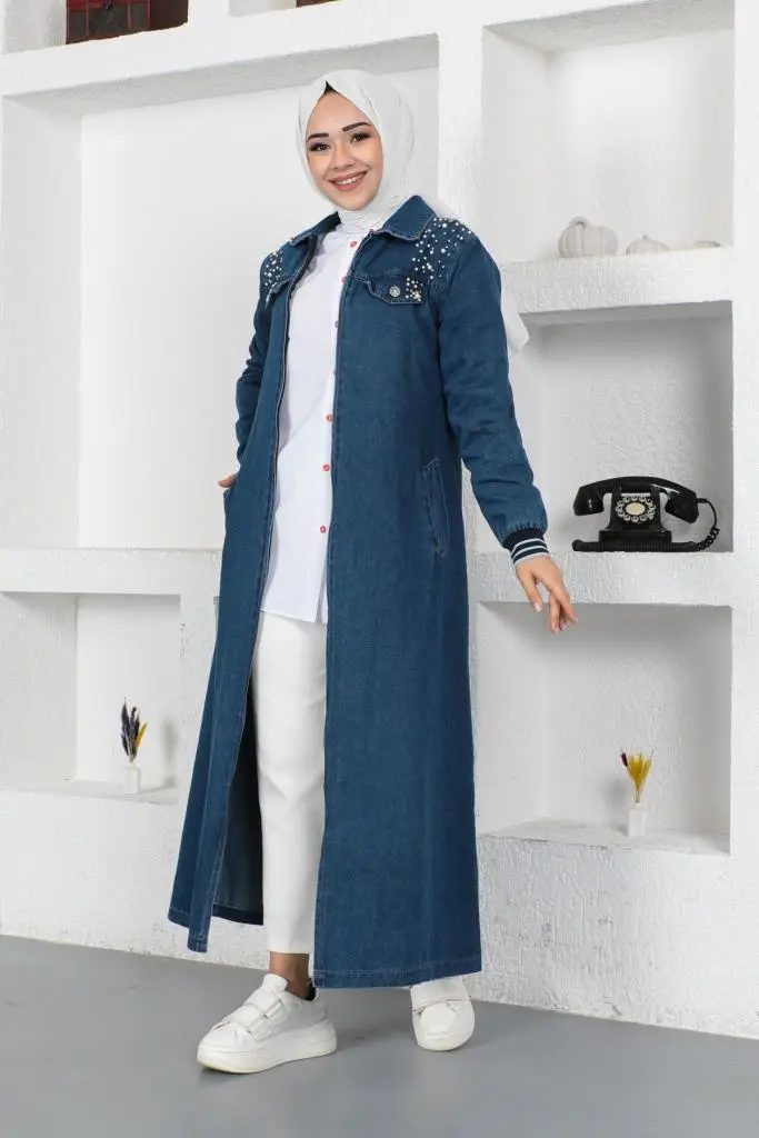 New Jean Fabric Abaya