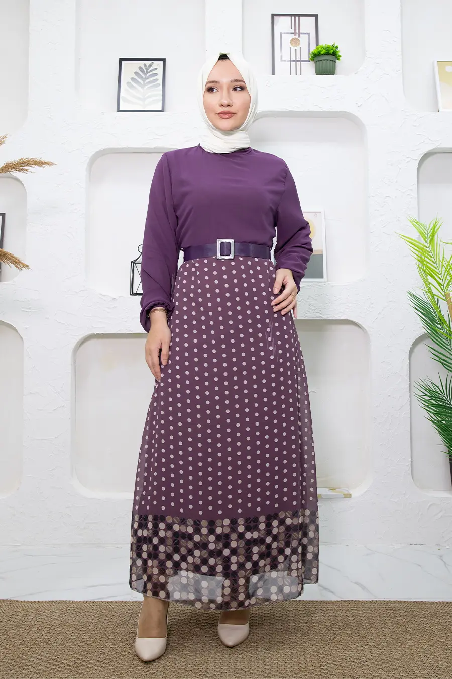 New Season Skirt Polka Dot Hijab Dress