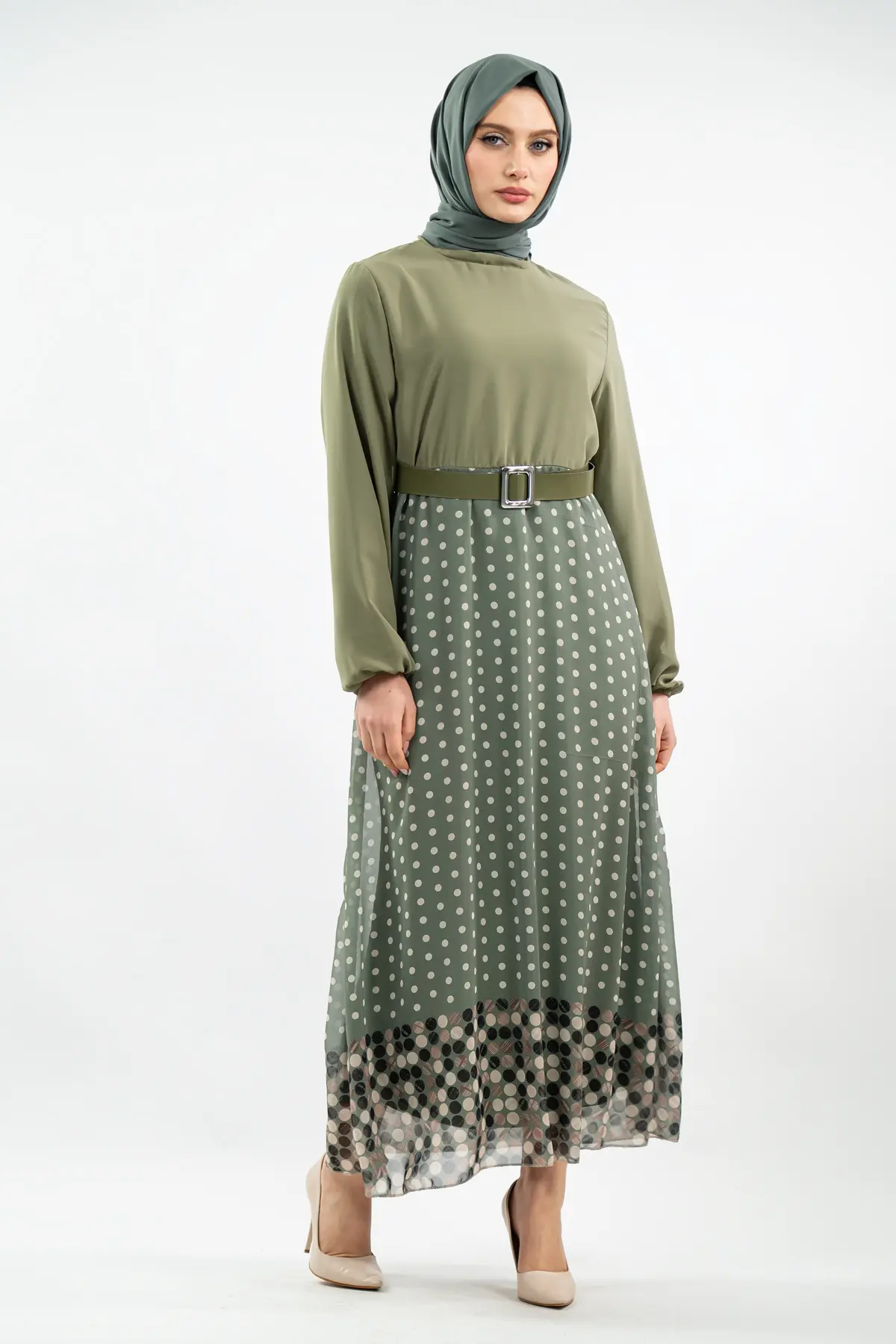 New Season Skirt Polka Dot Hijab Dress