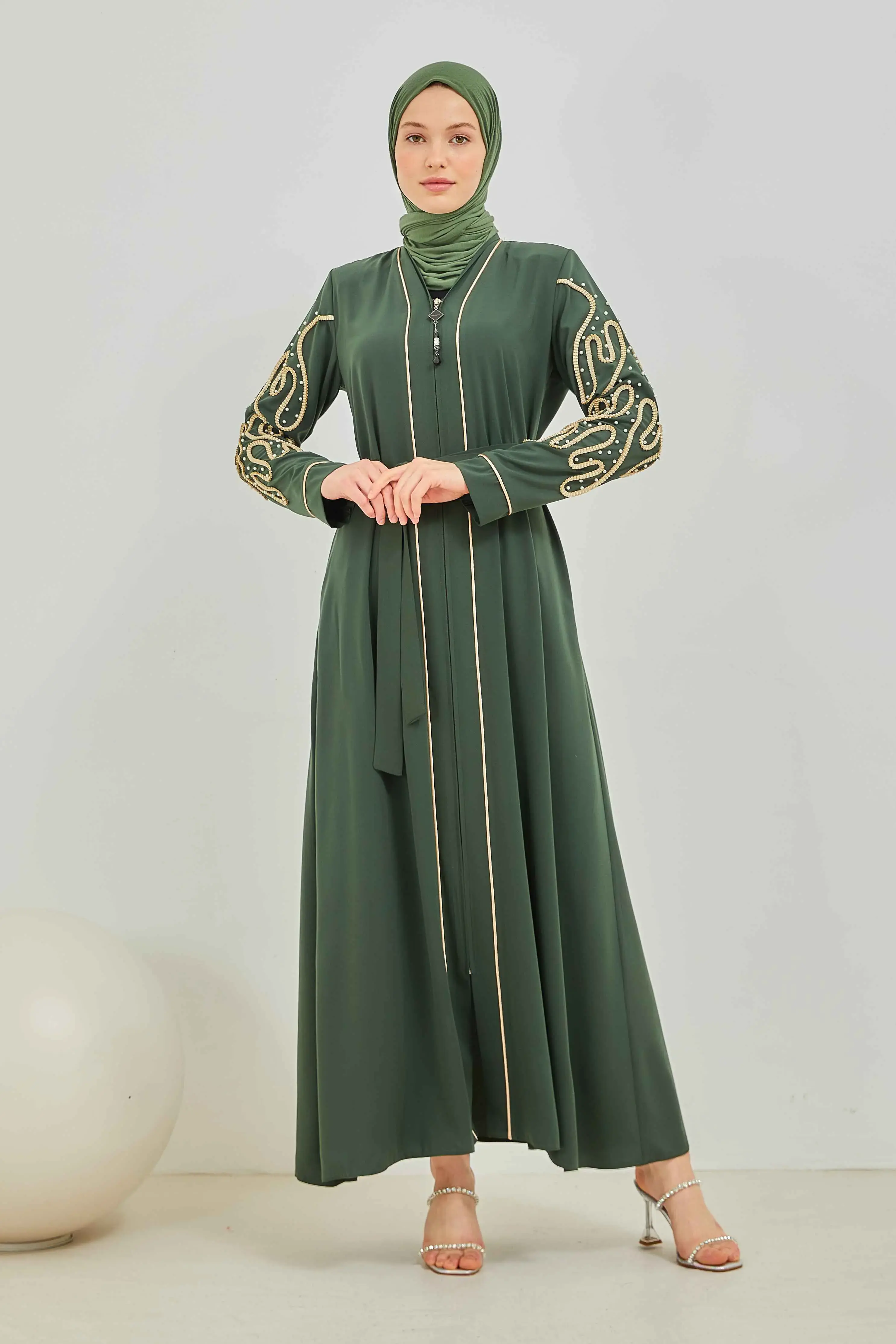 New Season Special Design Pearled Abaya