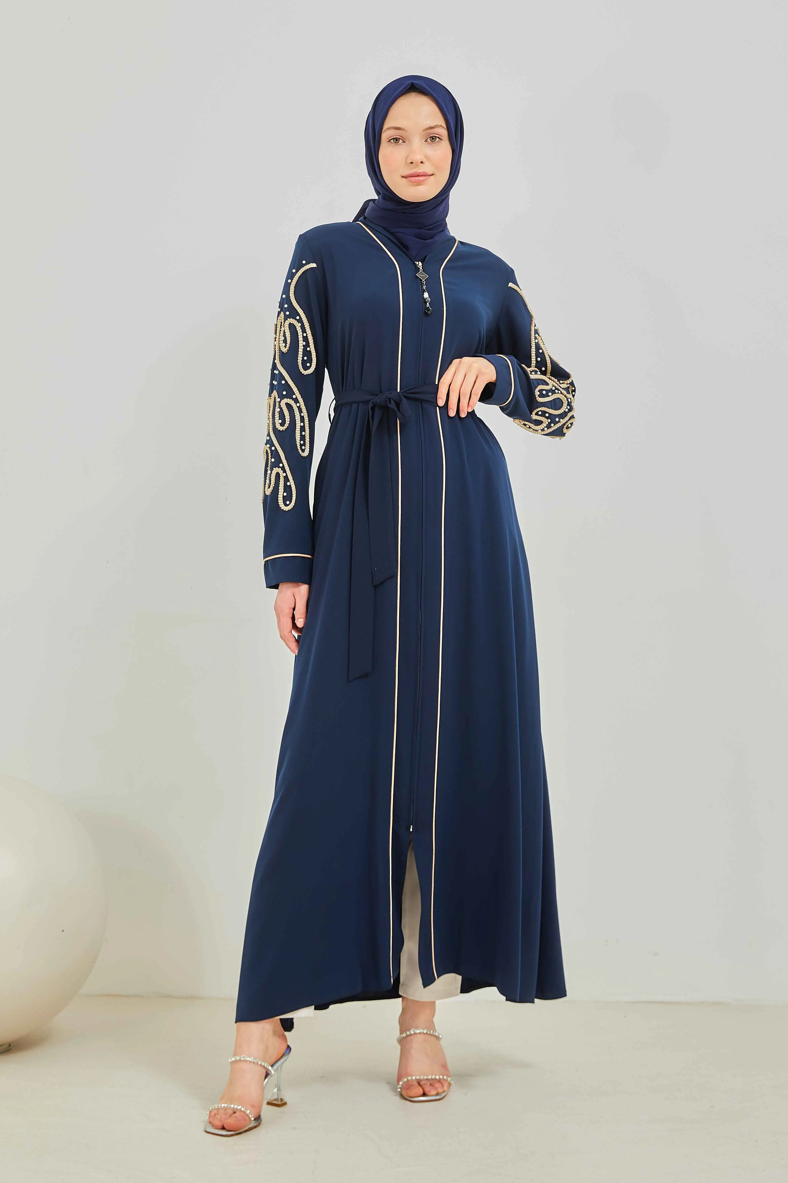 New Season Special Design Pearled Abaya