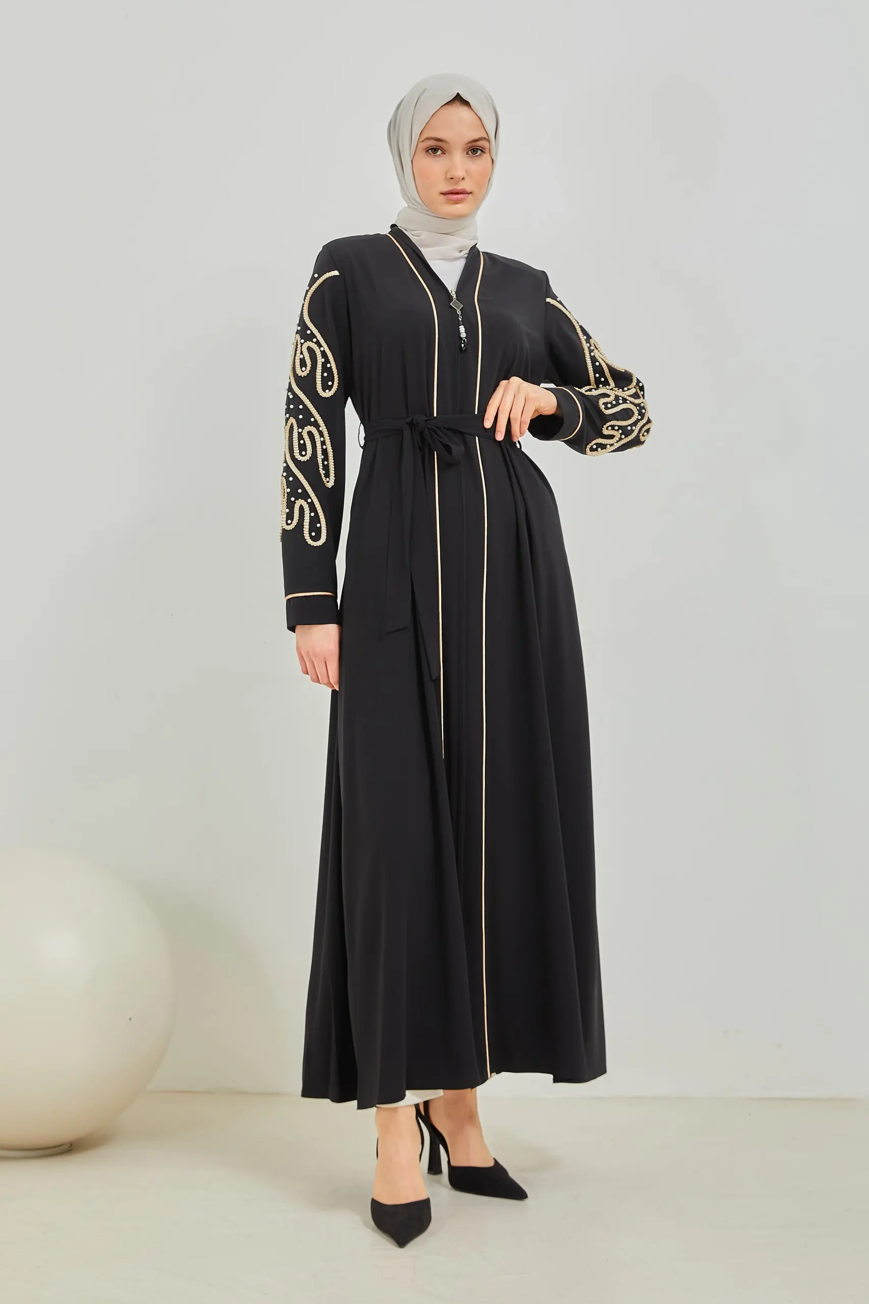 New Season Special Design Pearled Abaya