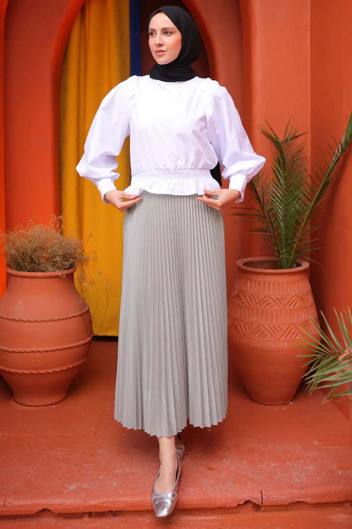 Pleated Skirt