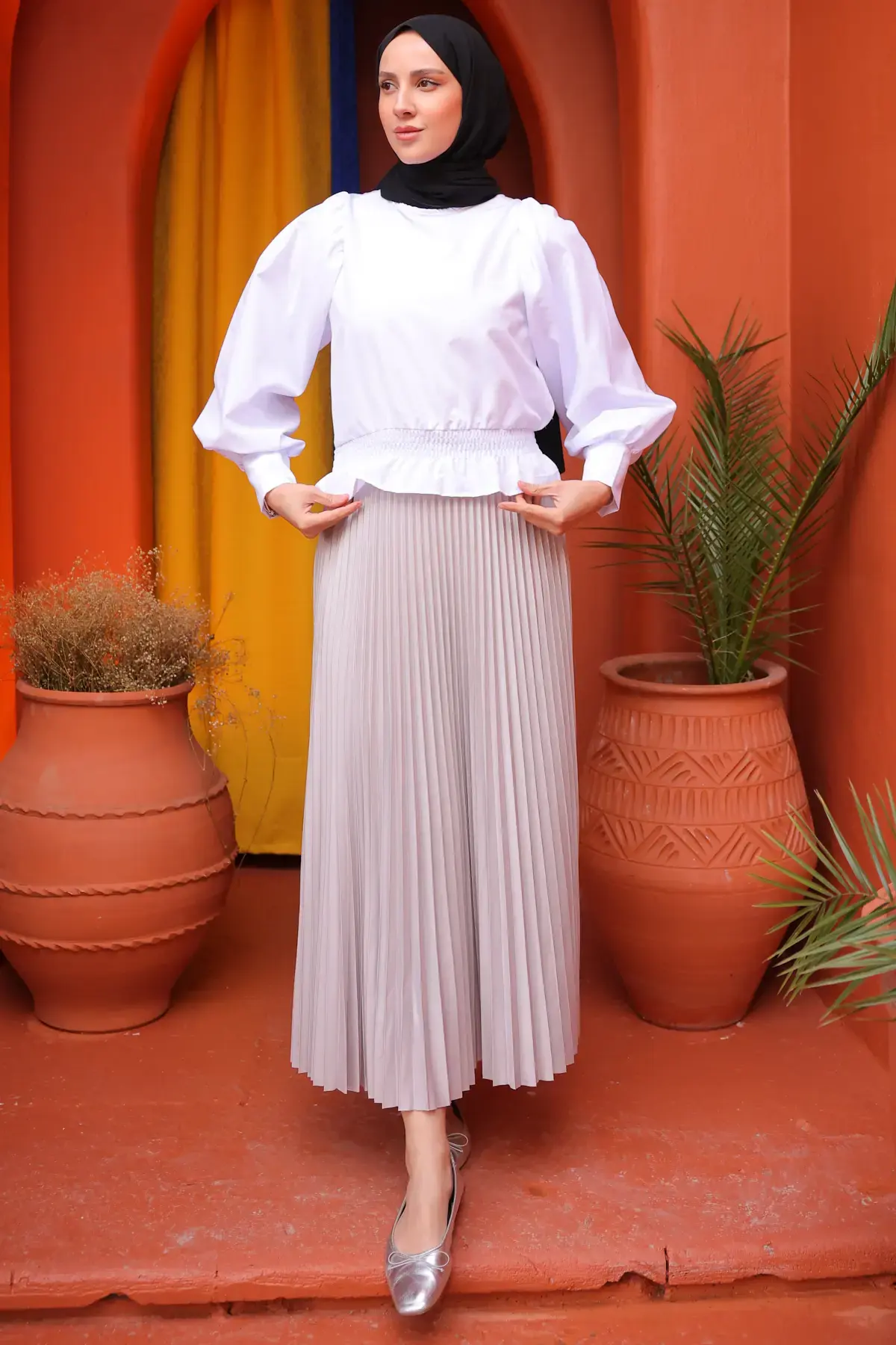 Pleated Skirt