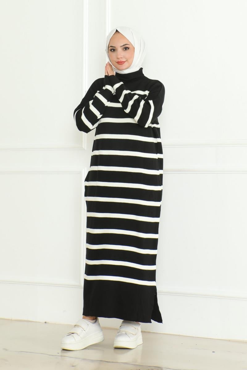 Striped Knitwear Hijab